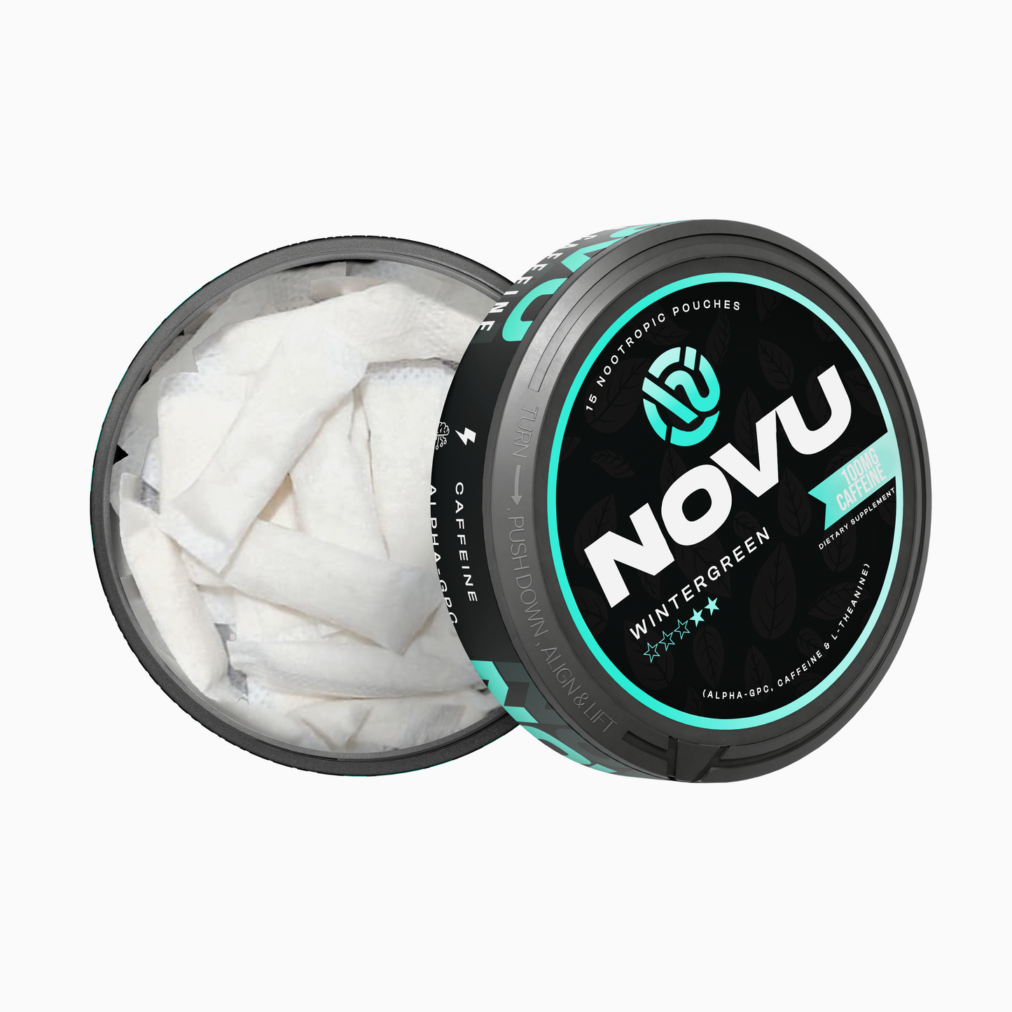 NOVU Nootropic Pouches 4-Pack Bundle